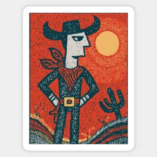 Cosmic Cowboy | The Abstract Southwestern Rider Sticker